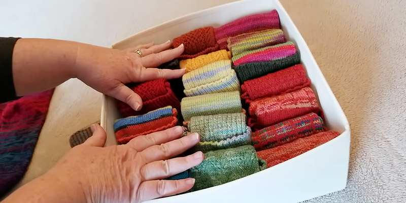 Rolling Method -Socks Storage Idea