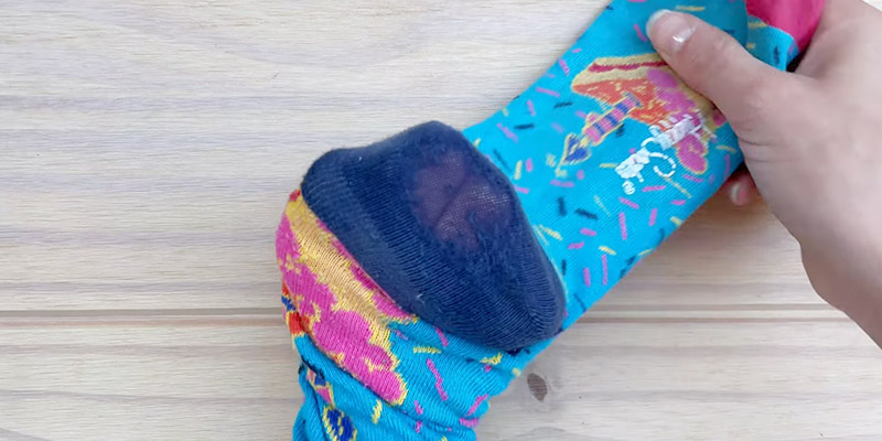 Step 1: Turn the Sock Inside Out