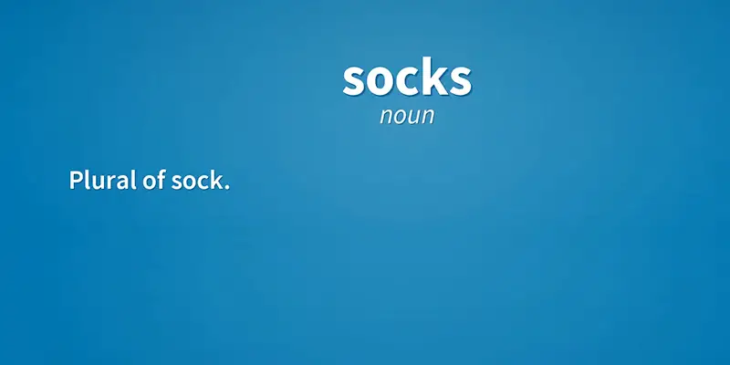 What Are Socks Called