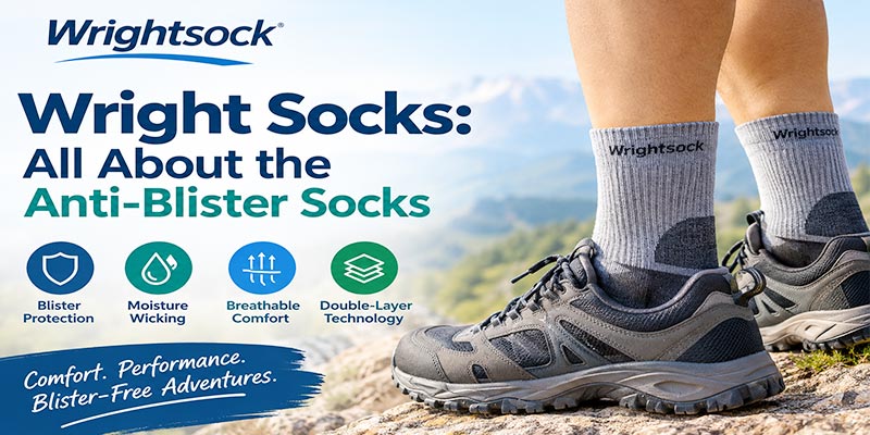 Wright Socks anti-blister double-layer performance socks for running and hiking